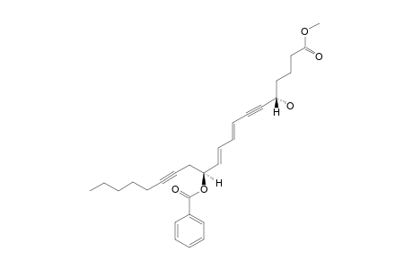 METHYL-(12R)-BENZOYLOXY-(5S)-HYDROXY-ICOSA-(8E,10E)-DIENE-6,14-DIYNOATE
