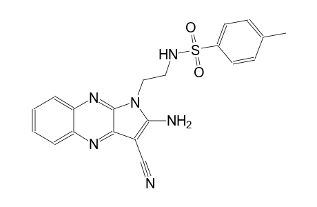 N-[2-(2-amino-3-cyano-1H-pyrrolo[2,3-b]quinoxalin-1-yl)ethyl]-4-methylbenzenesulfonamide