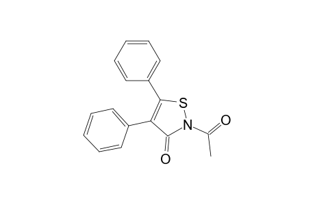 2-acetyl-4,5-diphenyl-1,2-thiazol-3-one