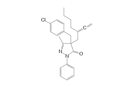 3-methyl-4-(4-chlorobenzyl)-4-(2-butyl-2,3-butadienyl)-1-phenylpyrazoline-5-one