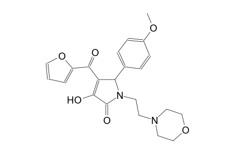 4-(2-furoyl)-3-hydroxy-5-(4-methoxyphenyl)-1-[2-(4-morpholinyl)ethyl]-1,5-dihydro-2H-pyrrol-2-one