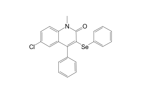 6-Chloro-1-methyl-4-phenyl-3-(phenylselanyl)quinolin-2(1H)-one