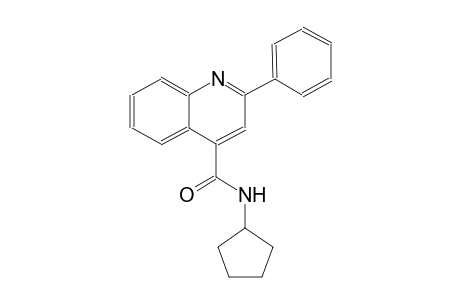 N-cyclopentyl-2-phenyl-4-quinolinecarboxamide