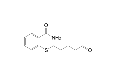 2-(5-Ketopentylthio)benzamide