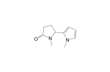 2-Pyrrolidinone, 1-methyl-5-(1-methylpyrrol-2-yl)-