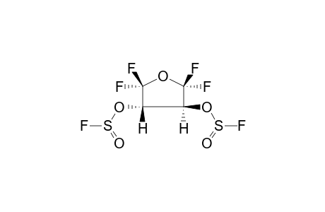 TRANS-3,4-DIHYDRO-3,4-DI(FLUOROSULPHINYLOXY)PERFLUOROTETRAHYDROFURAN