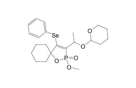 2-METHOXY-4-PHENYLSELENENYL-3-[1-(TETRAHYDRO-2H-PYRAN-2-YL-OXY)-ETHYL]-1-OXA-2-PHOSPHASPIRO-[4.5]-DEC-3-ENE-2-OXIDE