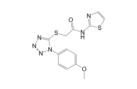 acetamide, 2-[[1-(4-methoxyphenyl)-1H-tetrazol-5-yl]thio]-N-(2-thiazolyl)-