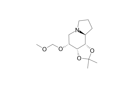 (3AR,4R,9AS,9BS)-4-(METHOXYMETHOXY)-2,2-DIMETHYLOCTAHYDRO-[1,3]-DIOXOLO-[4,5-G]-INDOLIZIDINE