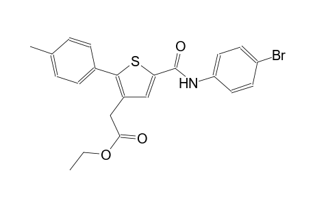 ethyl [5-[(4-bromoanilino)carbonyl]-2-(4-methylphenyl)-3-thienyl]acetate