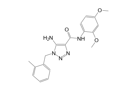 1H-1,2,3-triazole-4-carboxamide, 5-amino-N-(2,4-dimethoxyphenyl)-1-[(2-methylphenyl)methyl]-