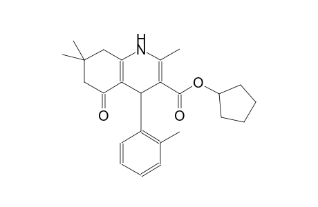 3-quinolinecarboxylic acid, 1,4,5,6,7,8-hexahydro-2,7,7-trimethyl-4-(2-methylphenyl)-5-oxo-, cyclopentyl ester