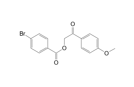 Benzoic acid, 4-bromo-, [2-(4-methoxyphenyl)-2-oxo]ethyl ester