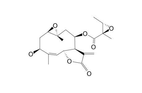 HELIANGOLIDE,1-B,10-A-EPOXY-8-B-(2'R,3'R-EPOXYANGELOYLOXY)-3-B-HYDROXY