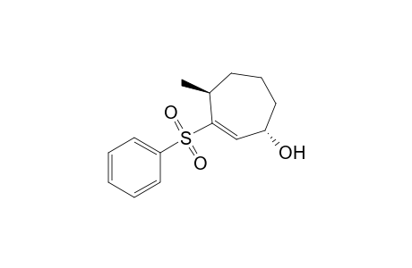 (1S,4S)-3-(Benzenesulfonyl)-4-methylcyclohept-2-en-1-ol