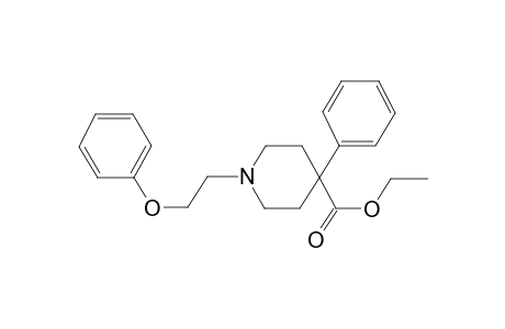 Ethyl 1-(2-phenoxyethyl)-4-phenyl-4-piperidinecarboxylate