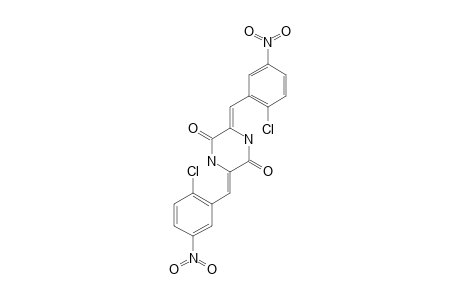 3,6-BIS-[(Z)-1-(2-CHLORO-5-NITROPHENYL)-METHYLIDENE]-PIPERAZINE-2,5-DIONE