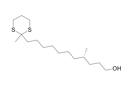 (4S)-4-methyl-11-(2-methyl-1,3-dithian-2-yl)undecan-1-ol