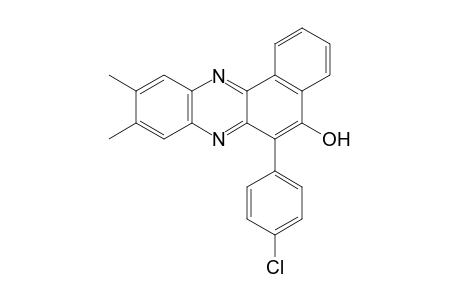 6-(4-Chloro-phenyl)-9,10-dimethyl-benzo[a]phenazin-5-ol