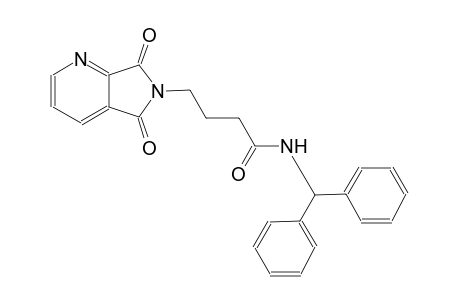 5H-pyrrolo[3,4-b]pyridine-6-butanamide, N-(diphenylmethyl)-6,7-dihydro-5,7-dioxo-