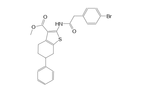 methyl 2-{[(4-bromophenyl)acetyl]amino}-6-phenyl-4,5,6,7-tetrahydro-1-benzothiophene-3-carboxylate