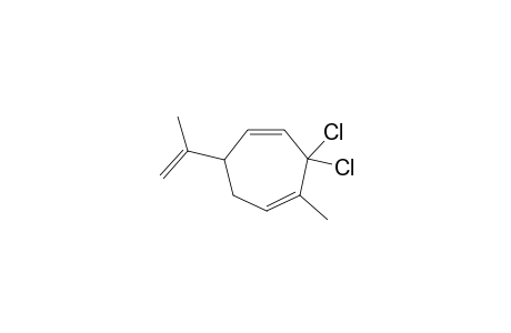 3,3-Dichloro-6-isopropenyl-2-methyl-cyclohepta-1,4-diene