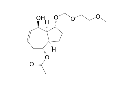 4-Acetoxy-1-[(2-methoxyethoxy)methoxy]-1.alpha.,2,3,3a.alpha.,4.alpha.,5,8.beta.,8a.alpha.-octahydroazulen-8-ol