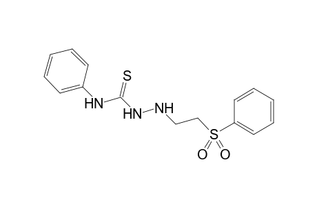 N-Phenyl-2-[2-(phenylsulfonyl)ethyl]hydrazinecarbothioamide