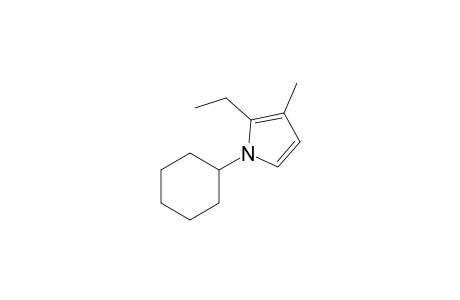 N-Cyclohexyl-2-ethyl-3-methylpyrrole