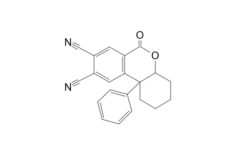 6-keto-10b-phenyl-2,3,4,4a-tetrahydro-1H-benzo[c]chromene-8,9-dicarbonitrile