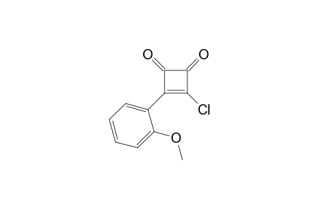 3-Chloro-4-(methoxyphenyl)-3-cyclobuten-1,2-dione