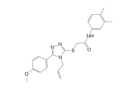 2-{[4-allyl-5-(4-methoxyphenyl)-4H-1,2,4-triazol-3-yl]sulfanyl}-N-(3,4-dimethylphenyl)acetamide