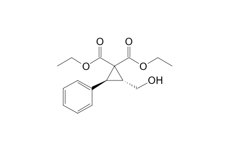 Diethyl (2R,3S)-2-(Hydroxymethyl)-3-phenylcyclopropane-1,1-dicarboxylate
