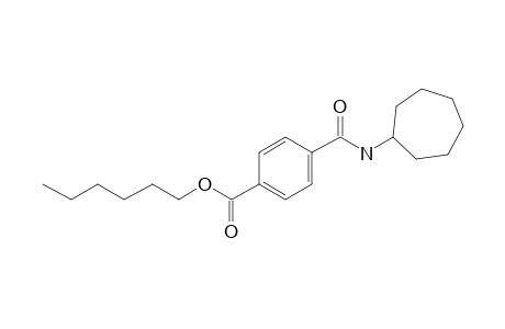 Terephthalic acid, monoamide, N-cycloheptyl-, hexyl ester