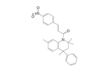 2,2,4,7-tetramethyl-1-[(2E)-3-(4-nitrophenyl)-2-propenoyl]-4-phenyl-1,2,3,4-tetrahydroquinoline
