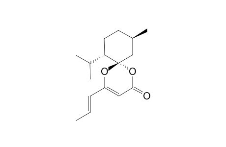 (6S)-7-Isopropyl-10-methyl-4-(1'-propenyl)-1.5-dioxaspiro[5.5]undec-3-en-2-one