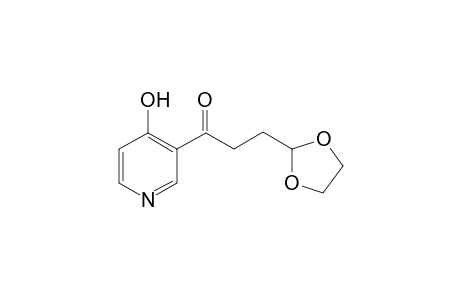 3-[2'-(1",3"-Dioxoolanyl)]-1-[3"'-(4-hydroxypyridyl)]-1-propanone