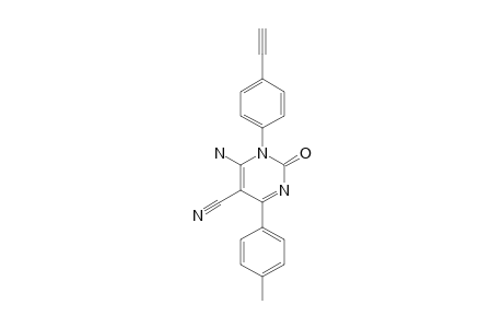 6-AMINO-5-CYANO-1-(4-ETYNYLPHENYL)-4-(4-METHYLPHENYL)-2(1H)-PYRIMIDINONE