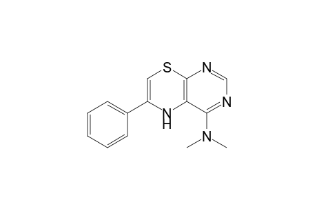5-Dimethylamino-3-phenyl-2H-pyrimidino[5,6-b]-1,4-thiazine