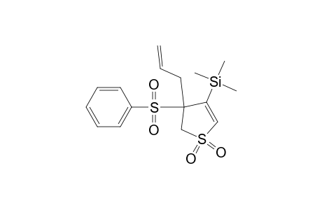 (3-allyl-3-besyl-1,1-diketo-2H-thiophen-4-yl)-trimethyl-silane