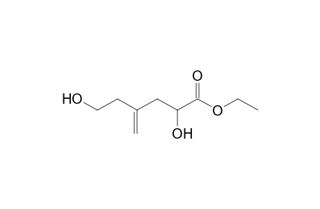 Ethyl 2,6-Dihydroxy-4-methylidenehexanoate