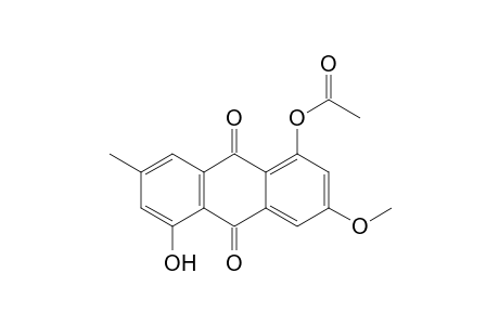 (5-hydroxy-3-methoxy-7-methyl-9,10-dioxo-1-anthryl) acetate