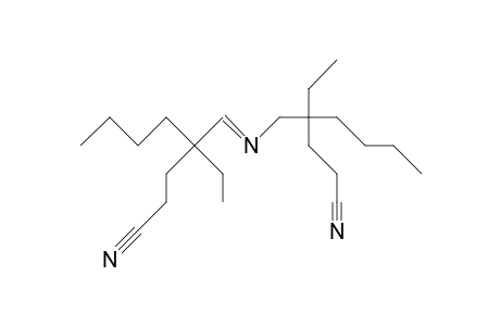 N-(2-Ethyl-2-[2-cyano-ethyl]-hexylidene)-2-(2-cyano-ethyl)-2-ethyl-hexanamine