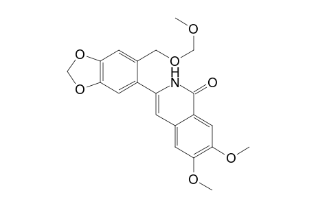 6,7-Dimethoxy-3-(6-methoxymethoxymethylbenzo[1,3]dioxol-5-yl)-2H-isoquinolin-1-one