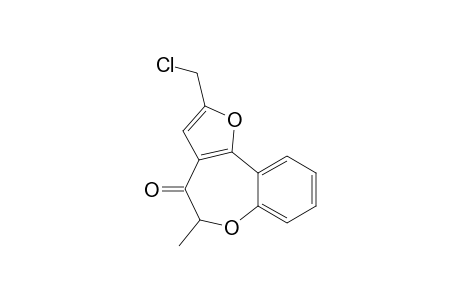 2-(Chloromethyl)-5-methyl-5H-benzo[b]furo[2,3-d]oxepin-4-one