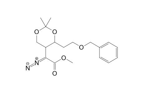 Methyl .alpha.-Azido-.alpha.-[2,2-dimethyl-6-(2-benzyloxyethyl)-[1,3]-dioxan-5-yl]acetate