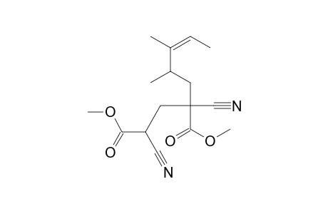 Dimethyl ester of 2,4-dicyano-2-(2,3-dimethyl-3-pentenyl)pentanedioic acid