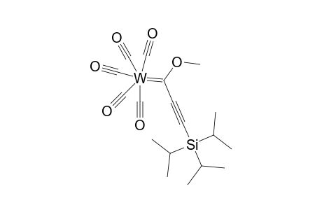 Triisopropylethynyl(methoxy)carbenepentacarbonyltungstercomplex