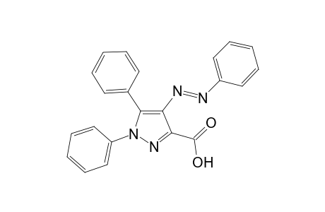 1,5-Diphenyl-4-phenylazo-1H-pyrazole-3-carboxylic acid