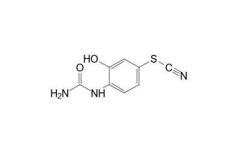 thiocyanic acid, (3-hydroxy-4-ureidophenyl) ester